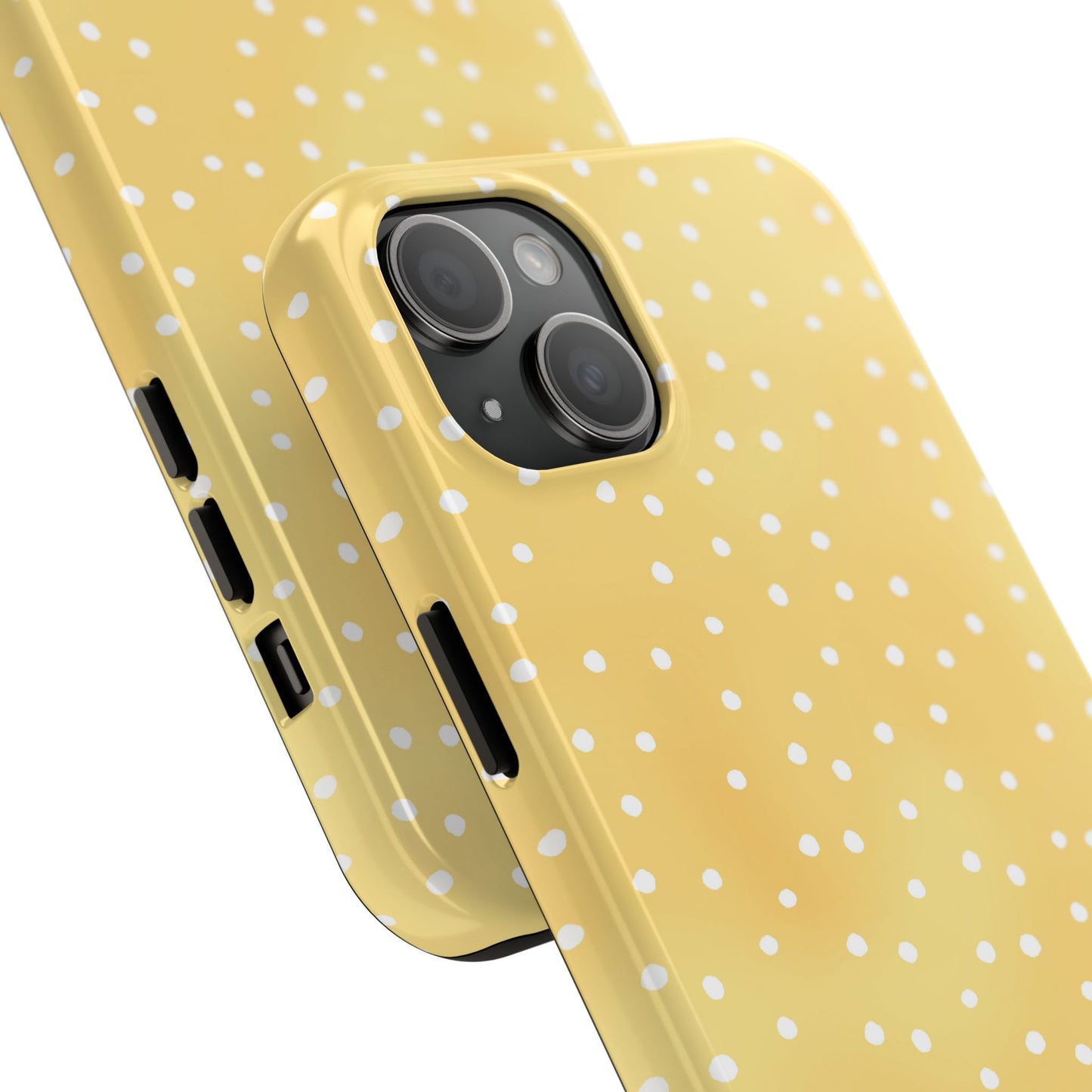 Dinky Dots Sunshine / White Phone Case