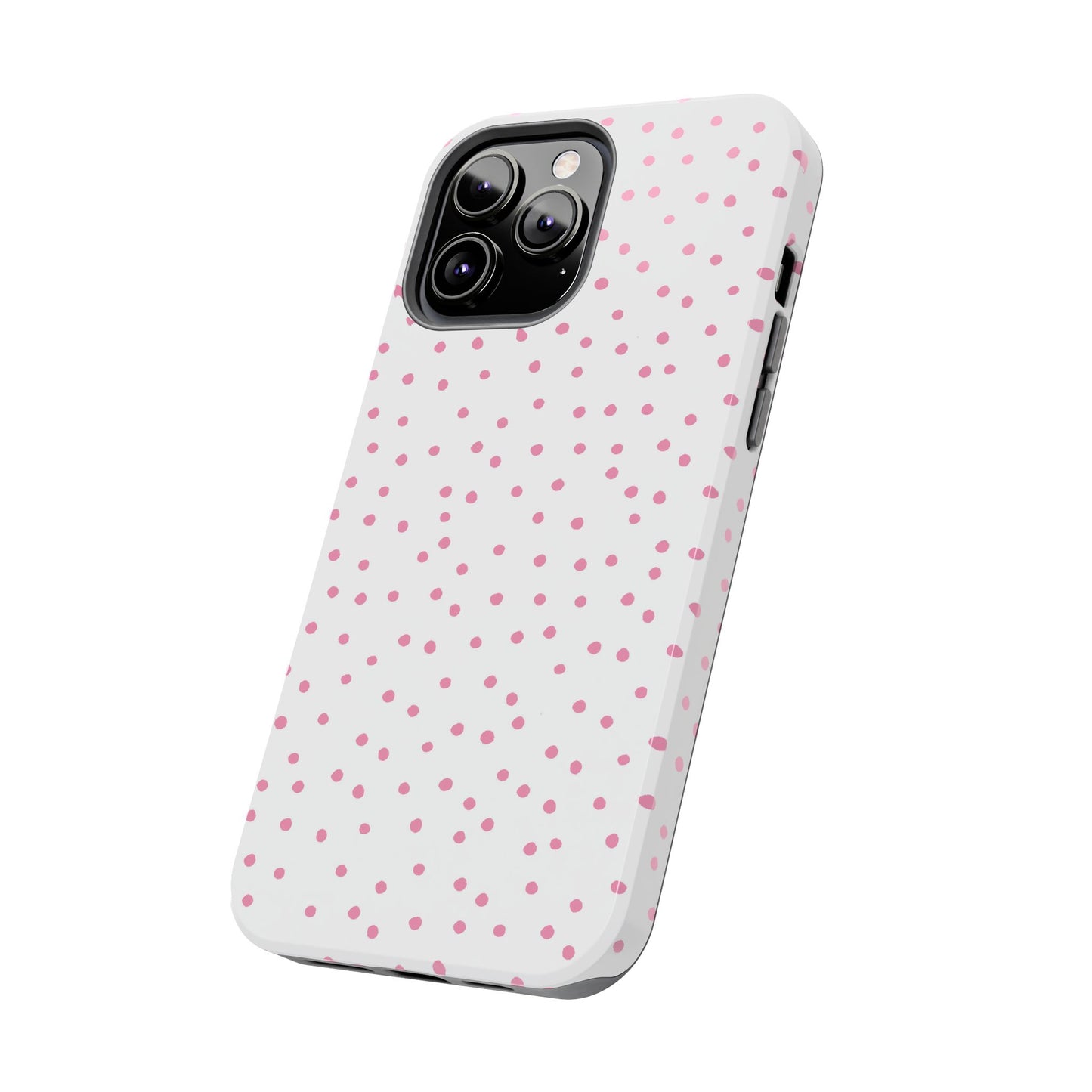 Dinky Dots White / Pink Phone Case