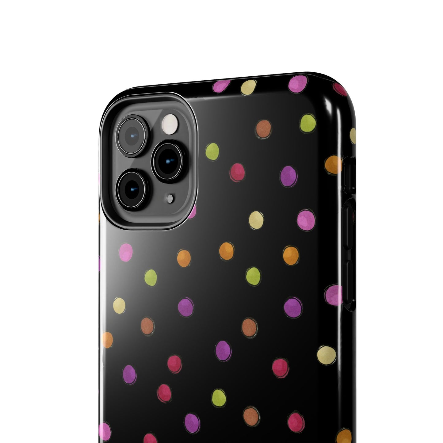 Tea Dot Black Phone Case