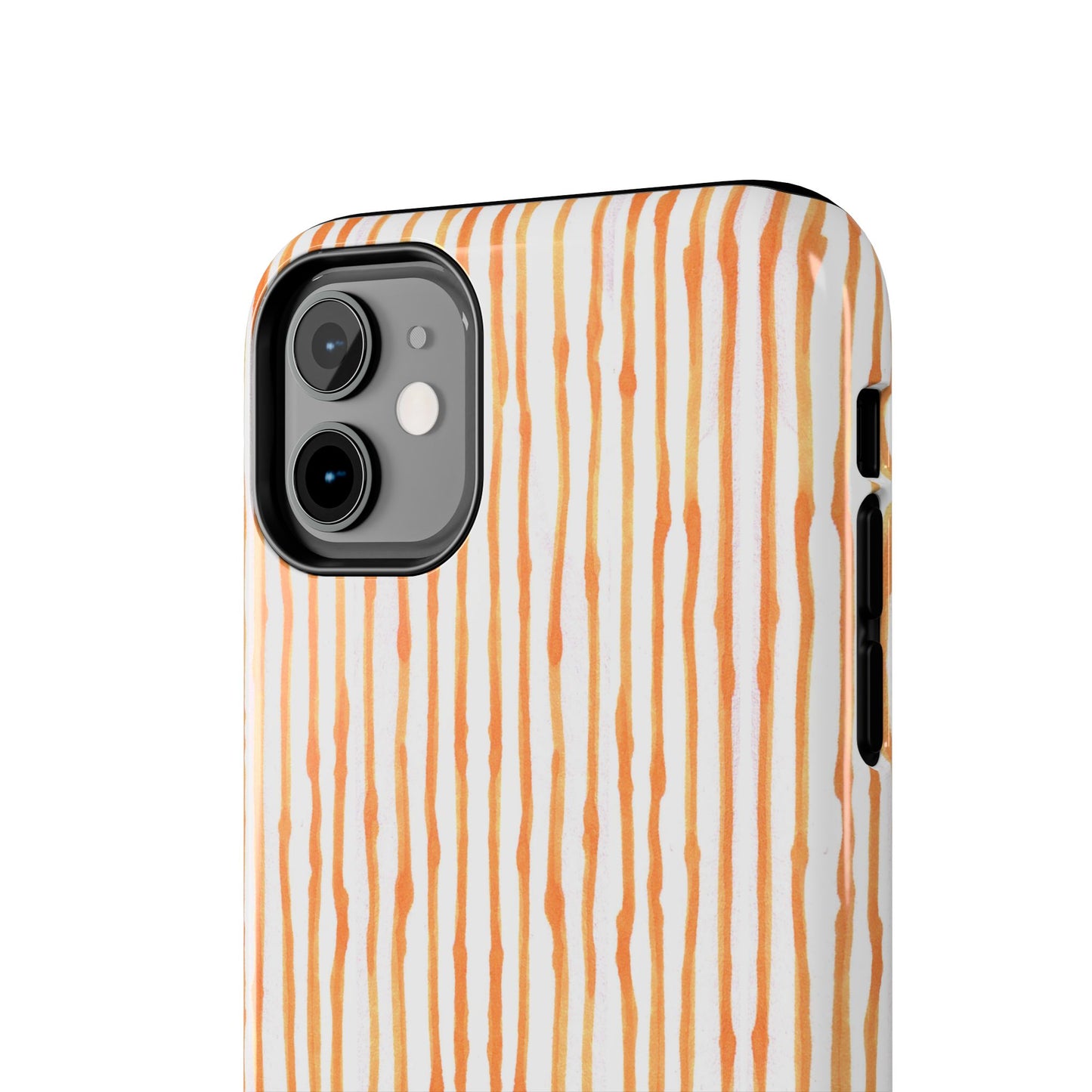 Faux Seersucker White / Melon Phone Case