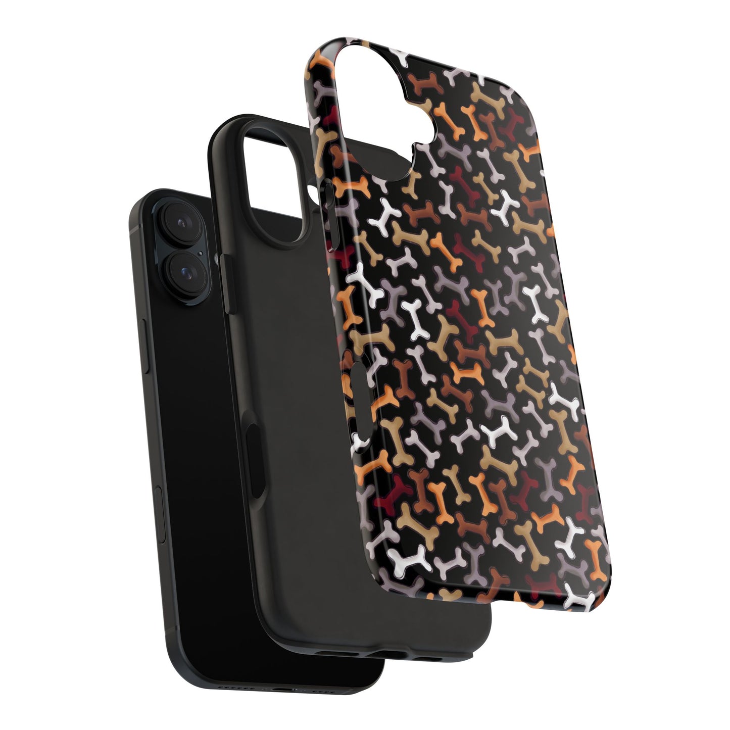 Dog Bones Black Phone Case