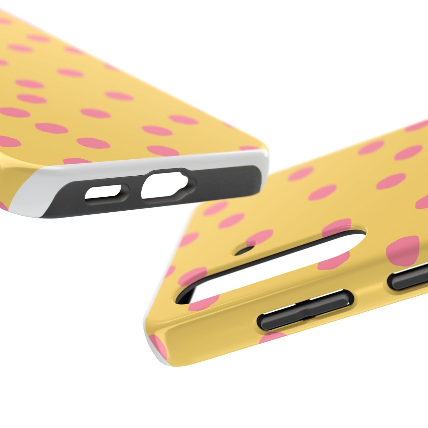 Jumbo Dots Yellow / Pink Phone Case