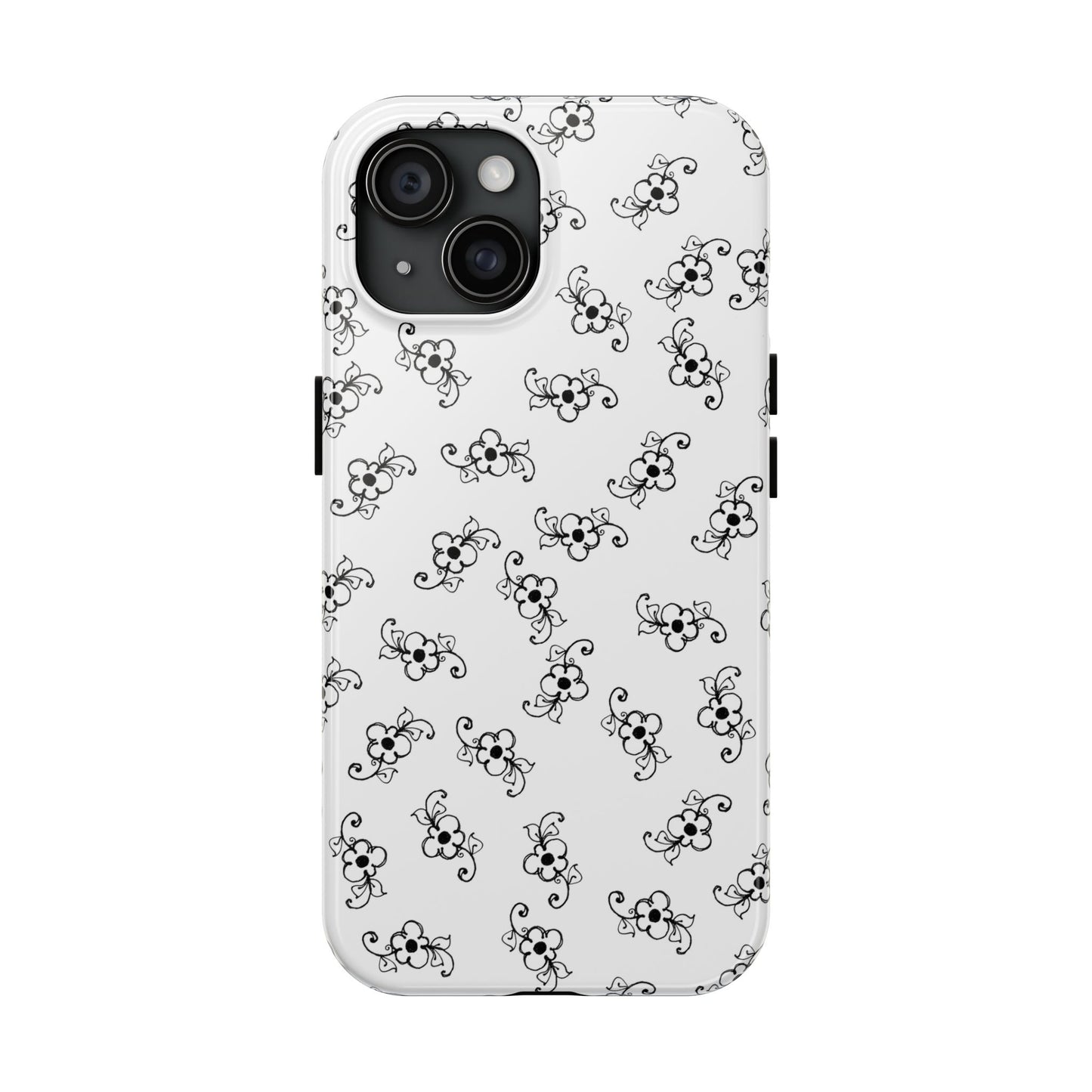 Favorite Daisies White / Black Phone Case
