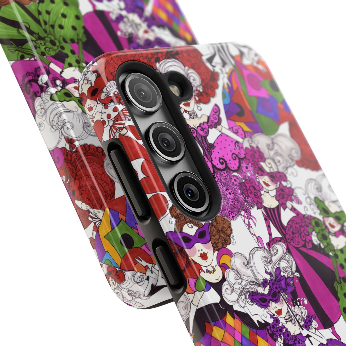 Crowded Dance Floor White Phone Case