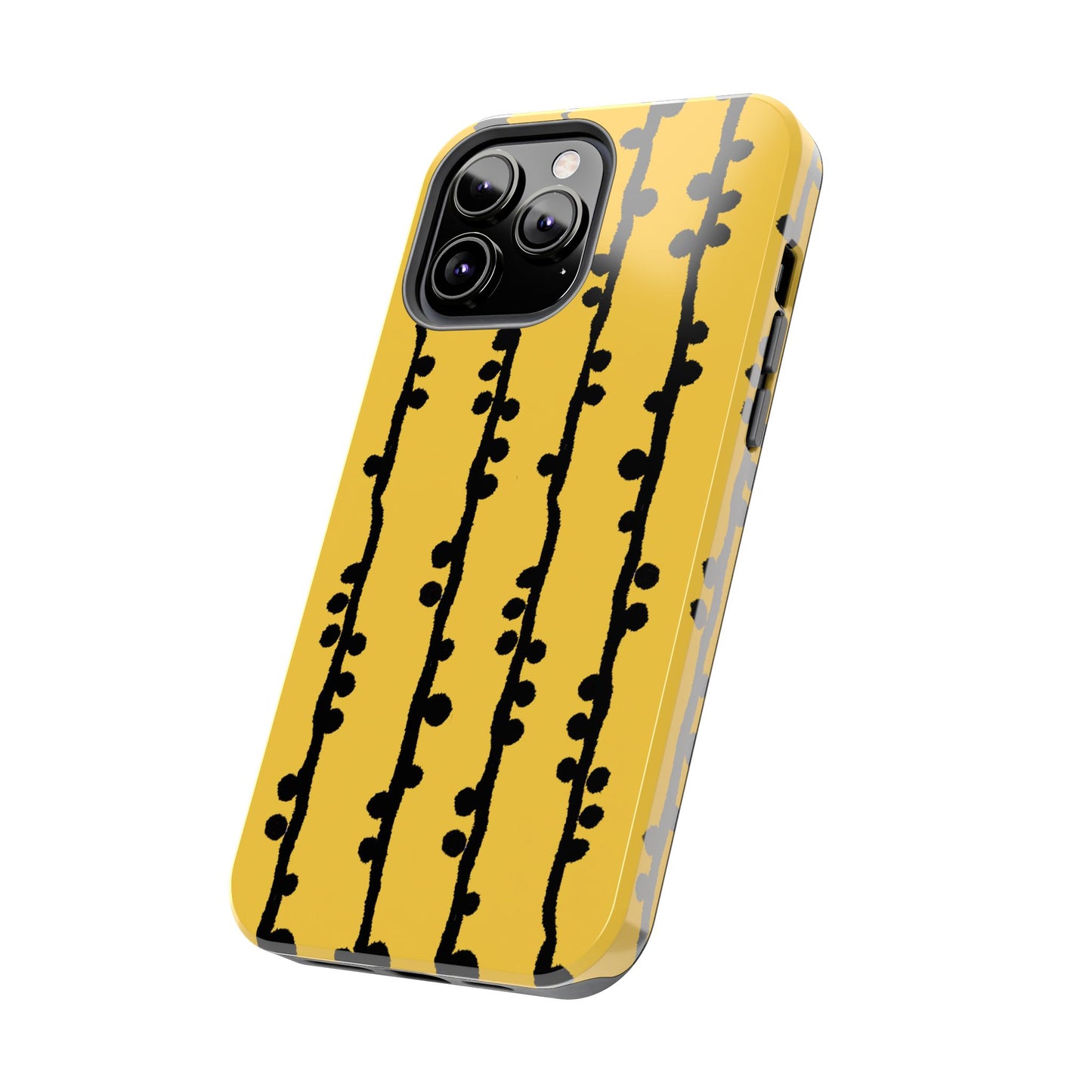 Loopy Stripe Yellow Phone Case