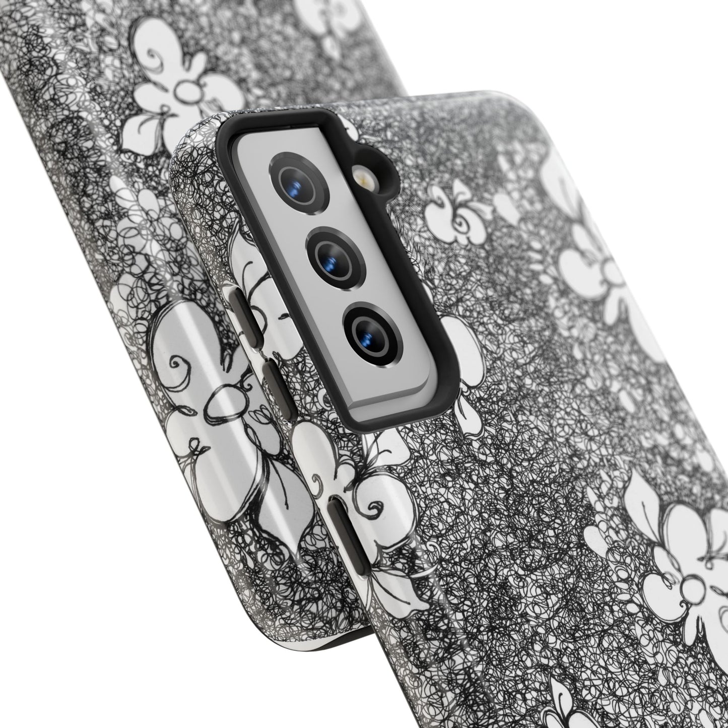 Flower Scribbles Phone Case