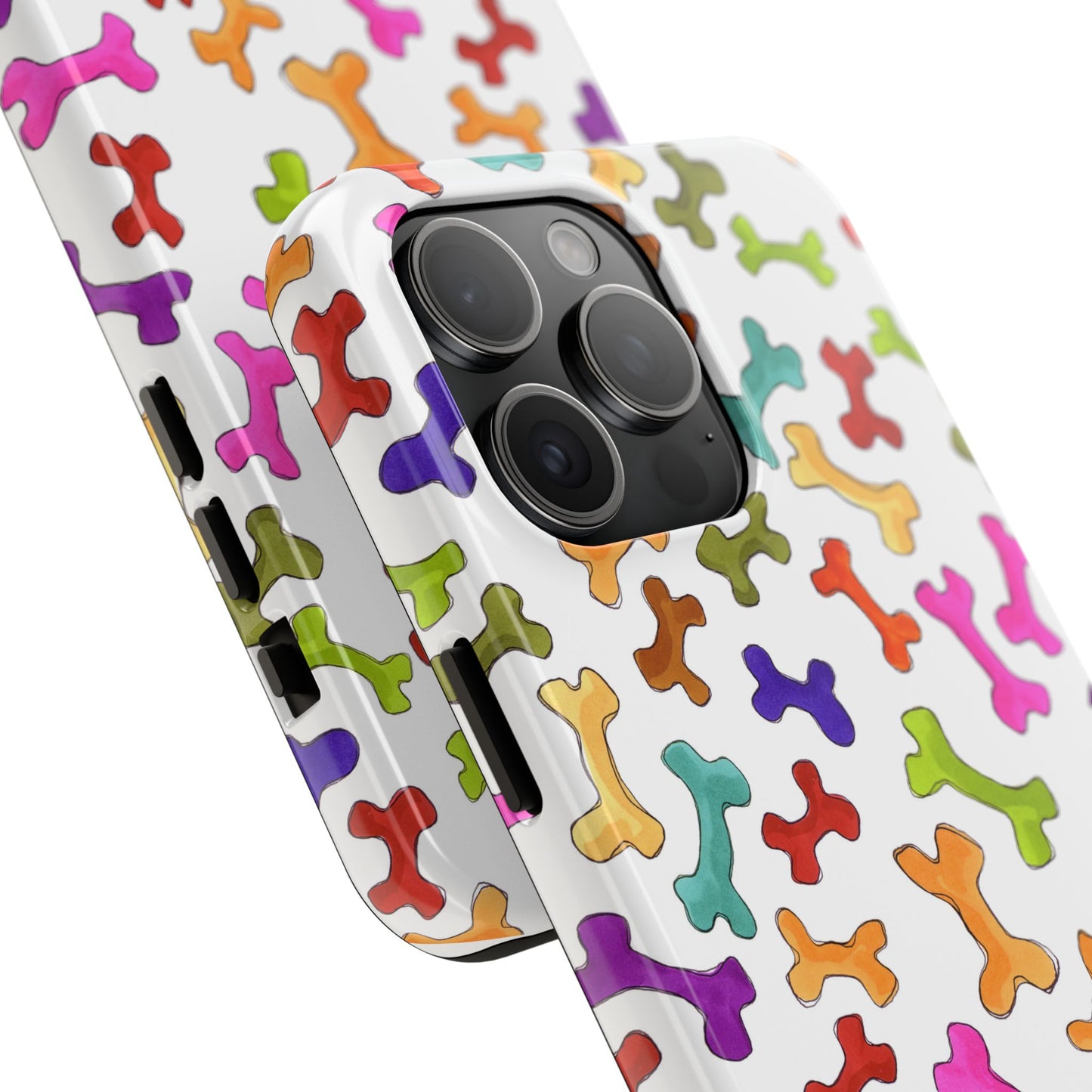 Happy Bones White Phone Case