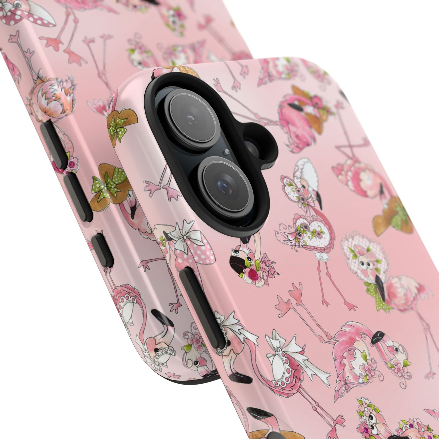 Tossed Flams Pink Phone Case