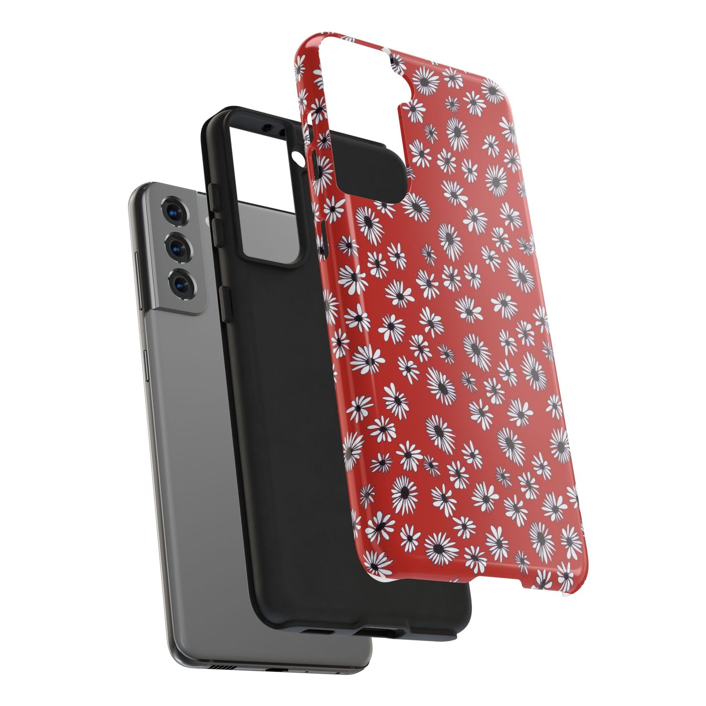 Random Daisy Red / White Phone Case