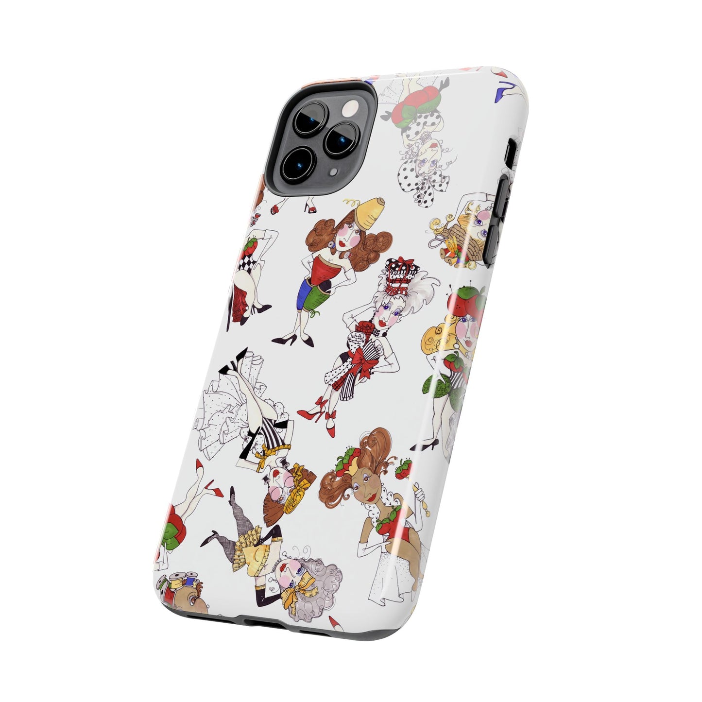 Sew Tossed White Phone Case