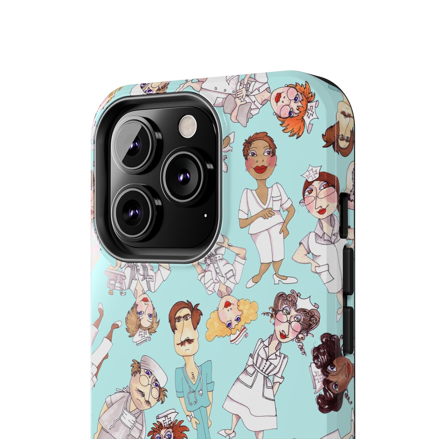 Happy Staff Aqua Phone Case