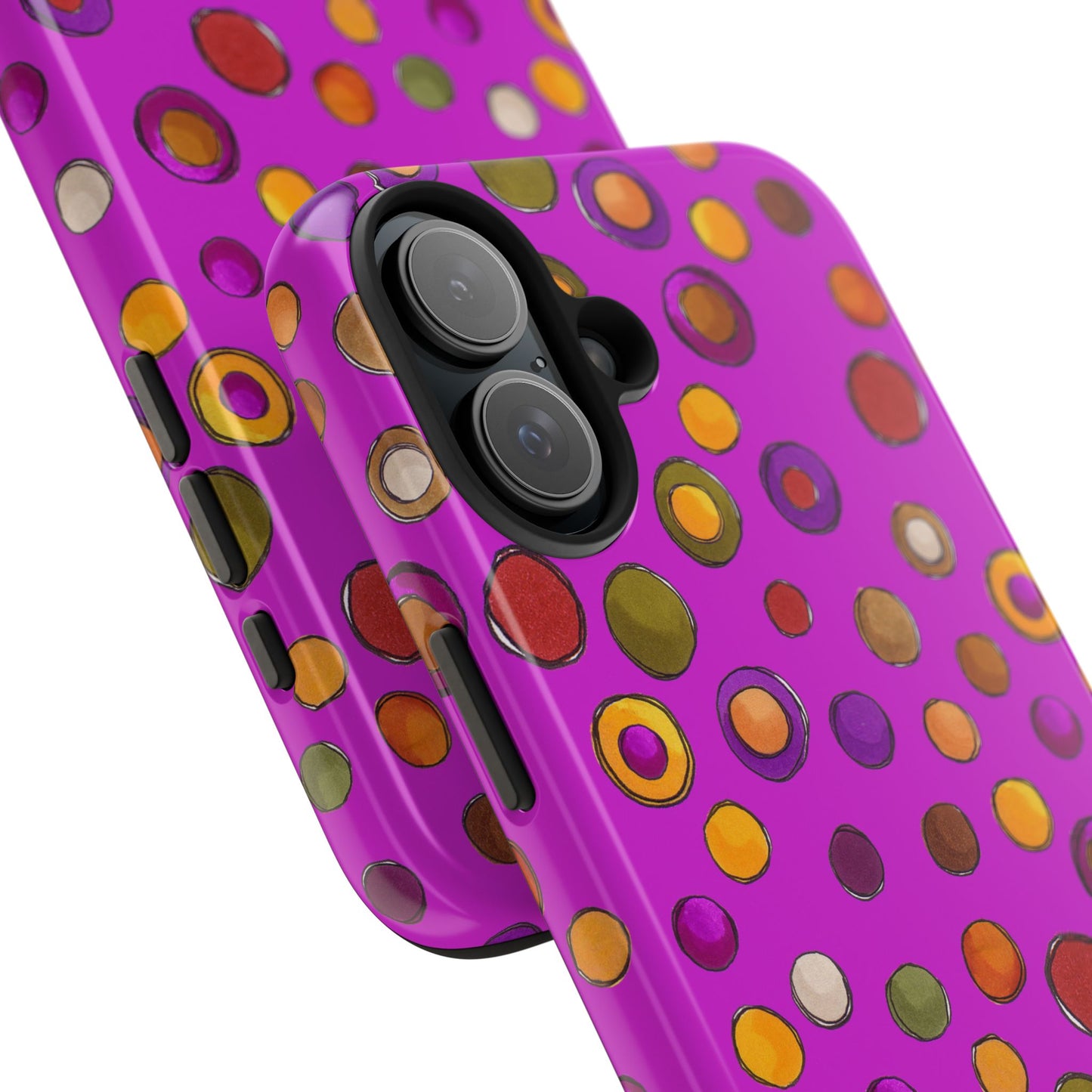 Double Dot Fuchsia Phone Case