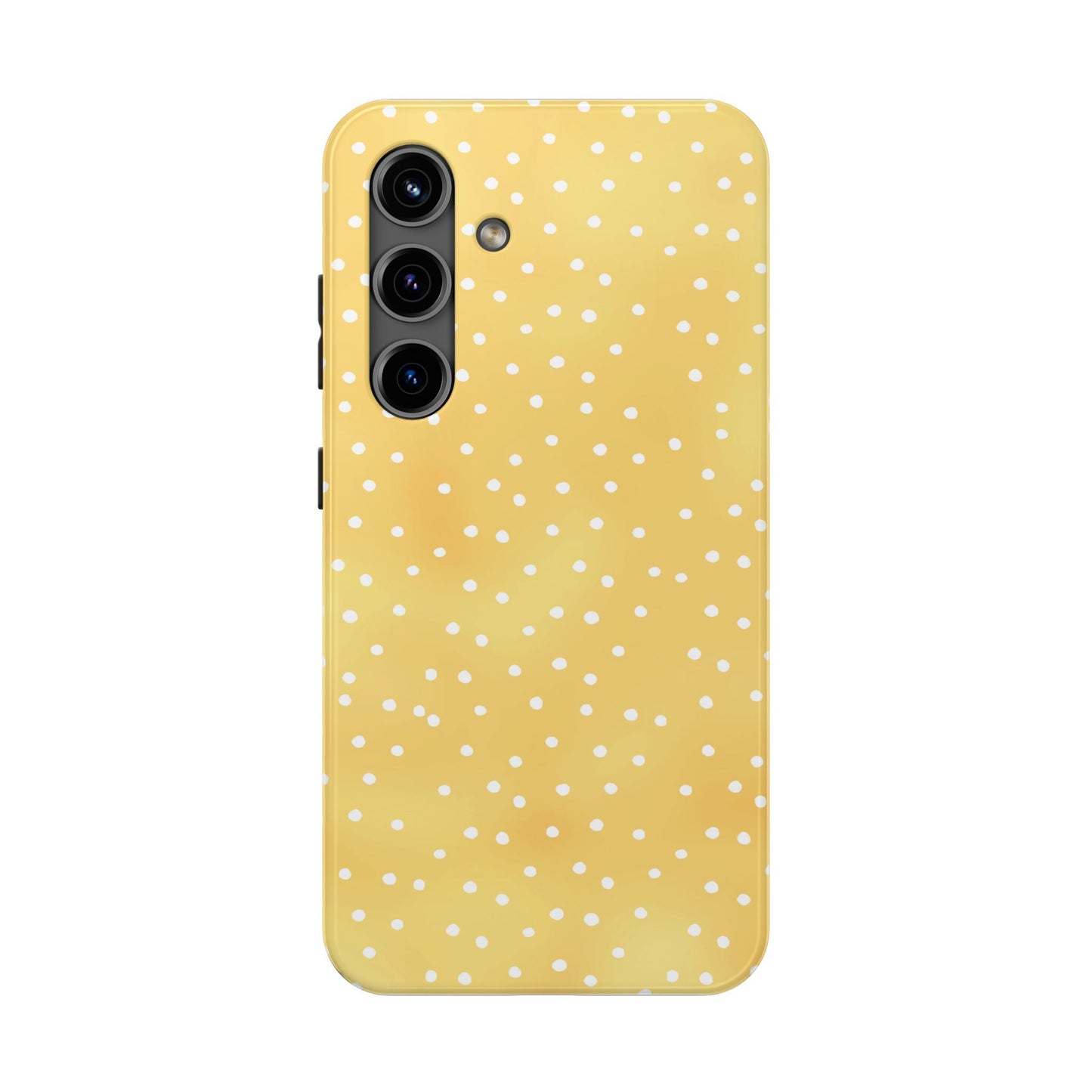 Dinky Dots Yellow / White Phone Case