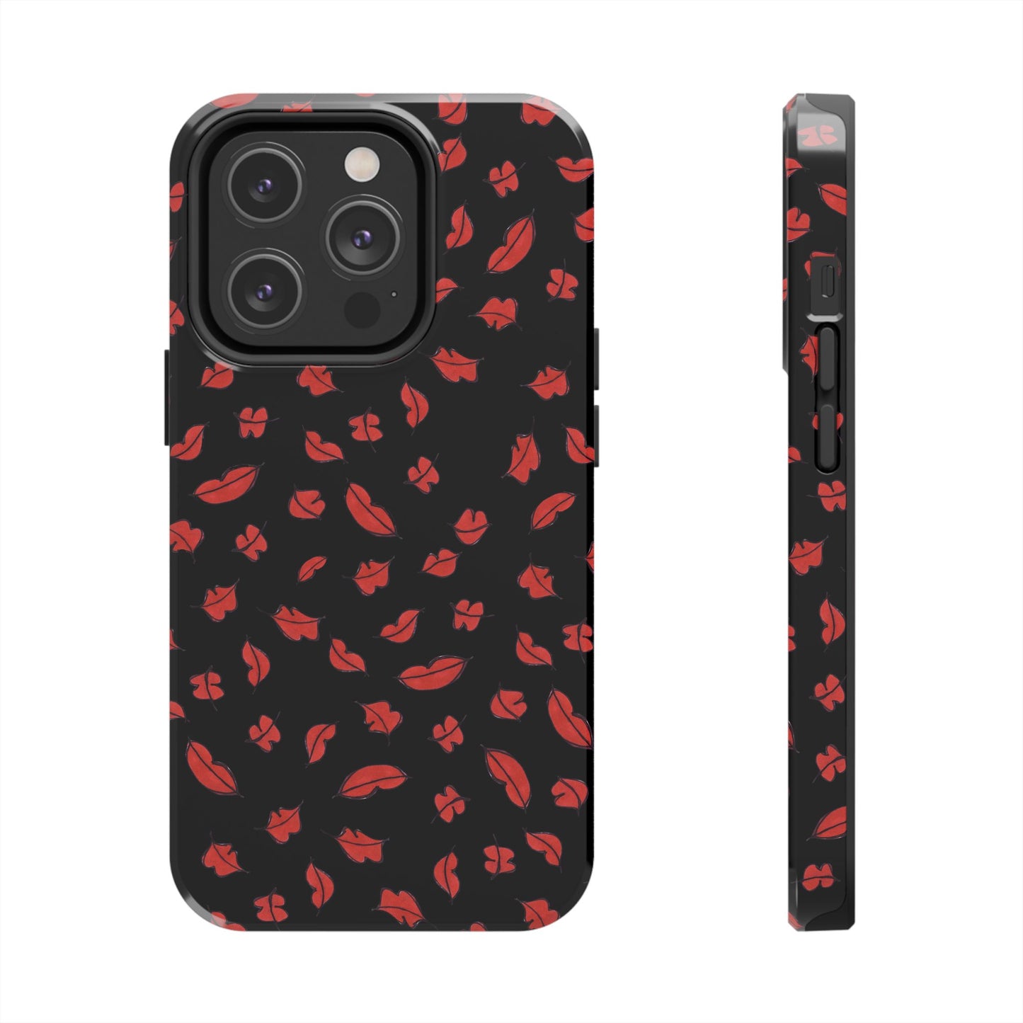Autumn Lips Black Phone Case