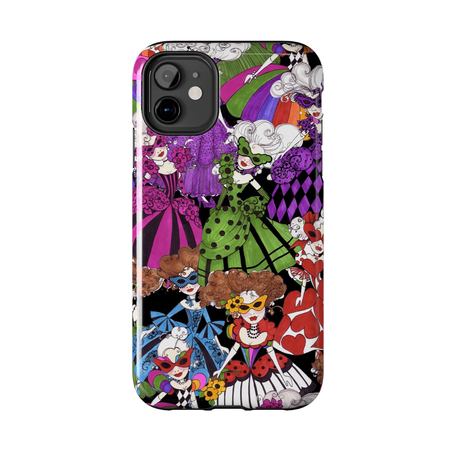 Crowded Dance Floor Black Phone Case