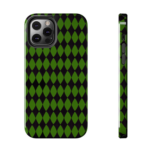 Diamond Green / Black Phone Case