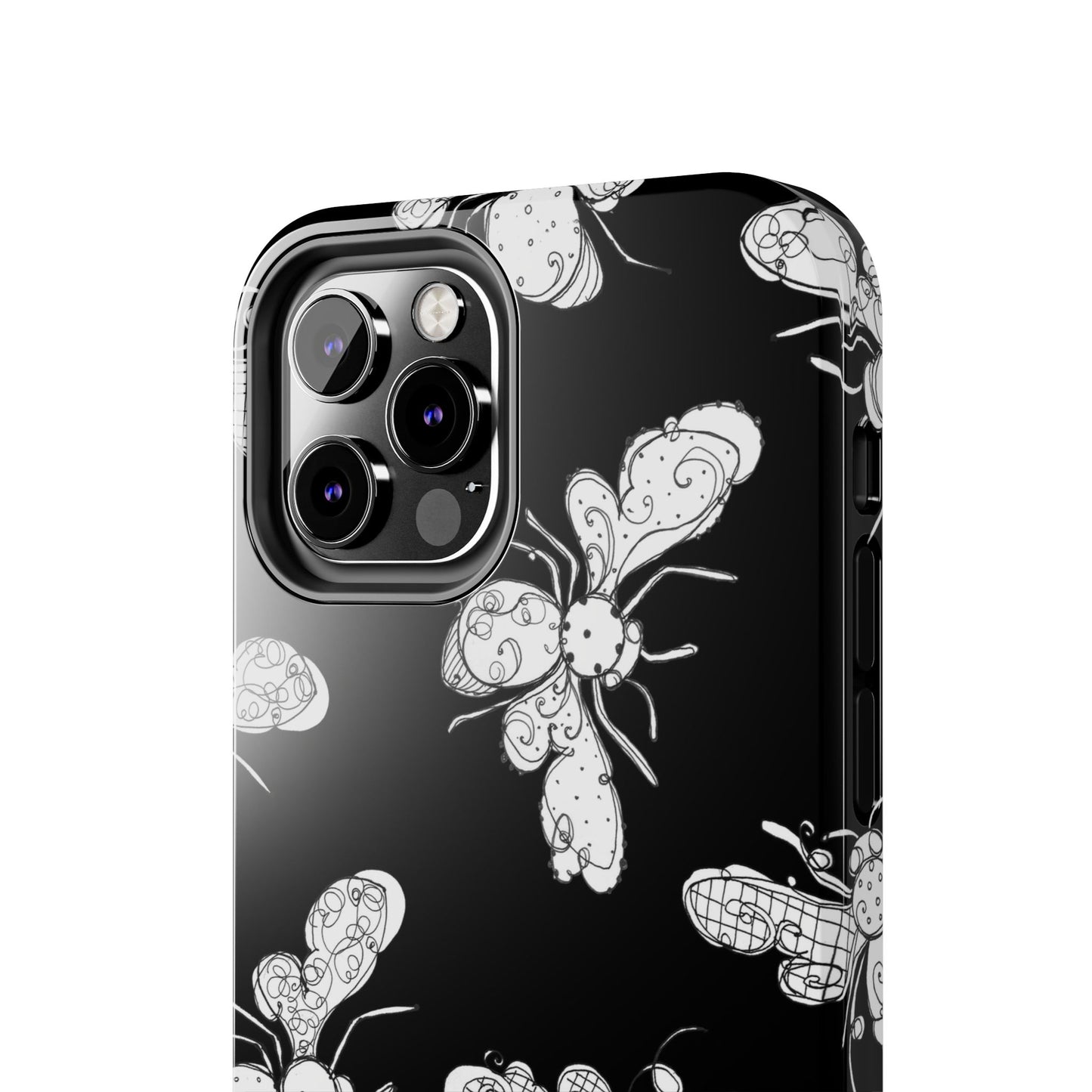 Busy Bee Black Phone Case