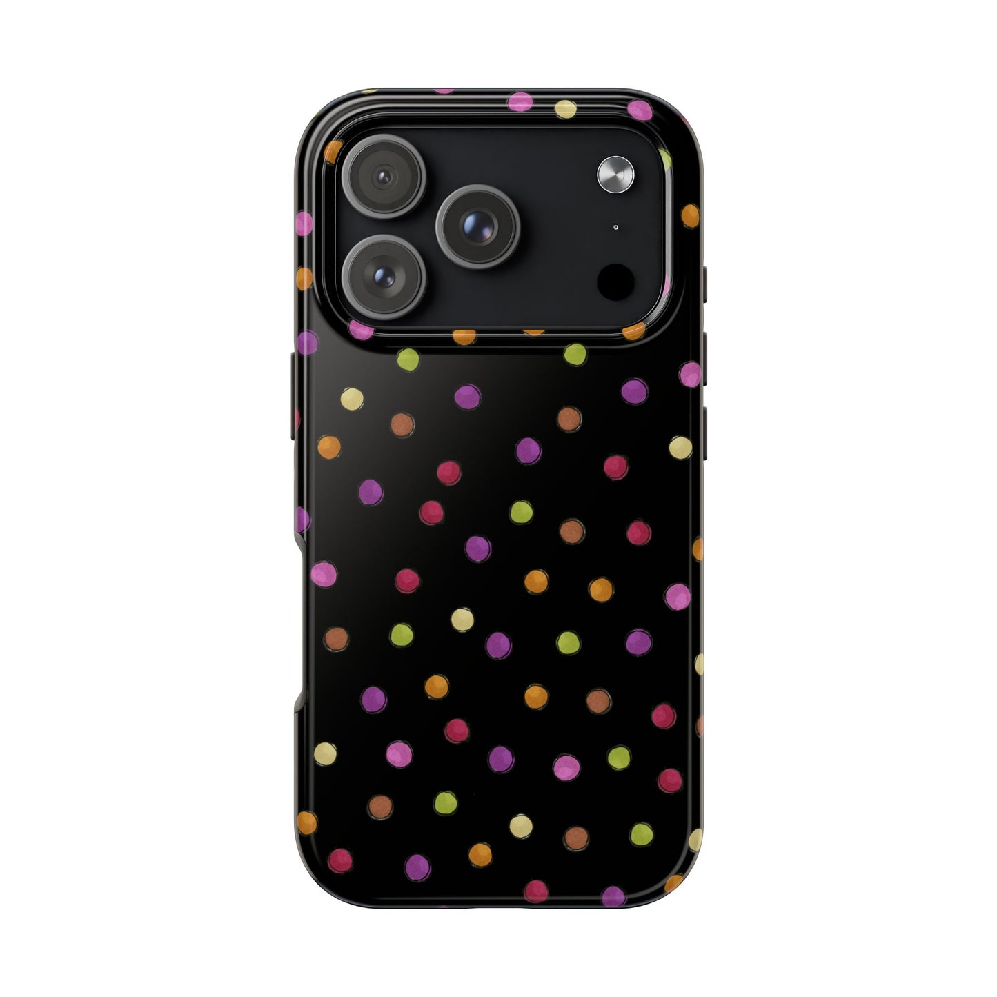 Tea Dot Black Phone Case