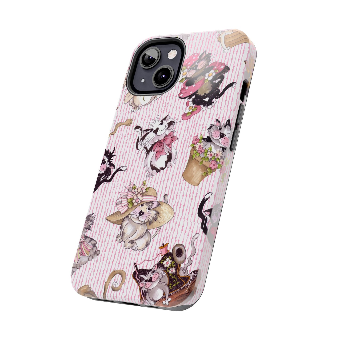 Fancy Cats Pink Phone Case