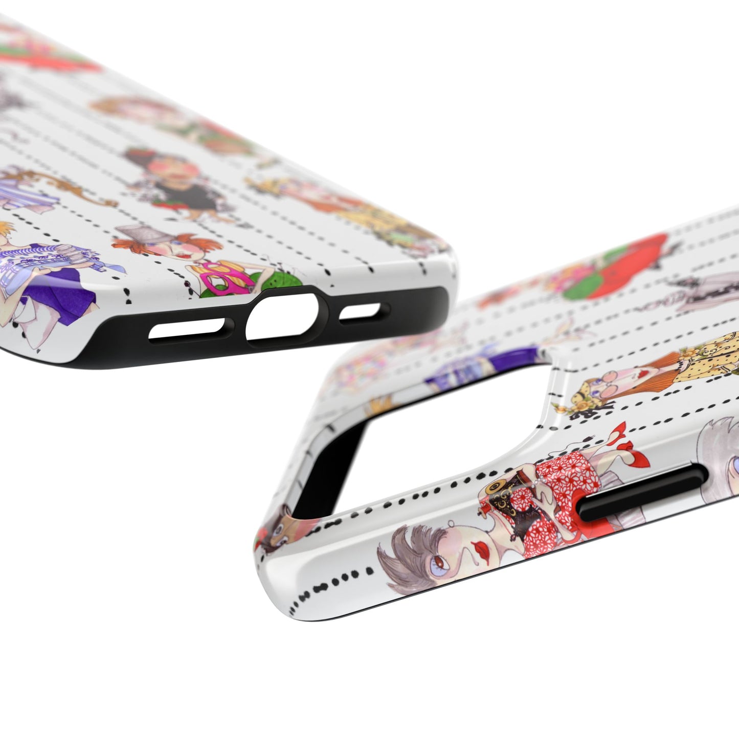 Sewphisticates White / Black Stripe Phone Case