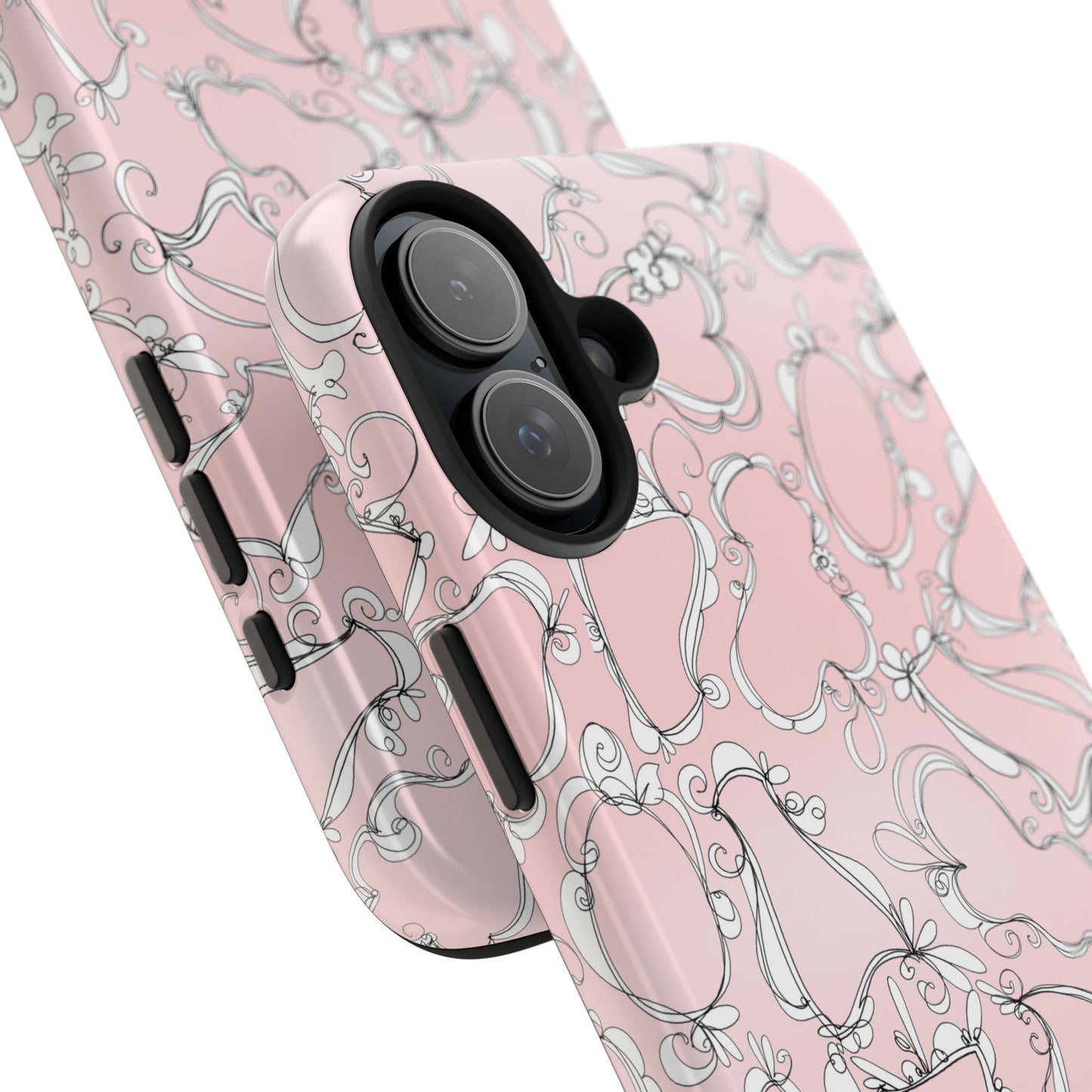 Fancy Frames Pink / White Phone Case