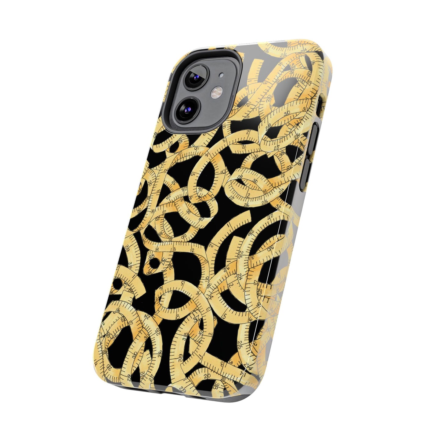 Tape Tangle Black Phone Case