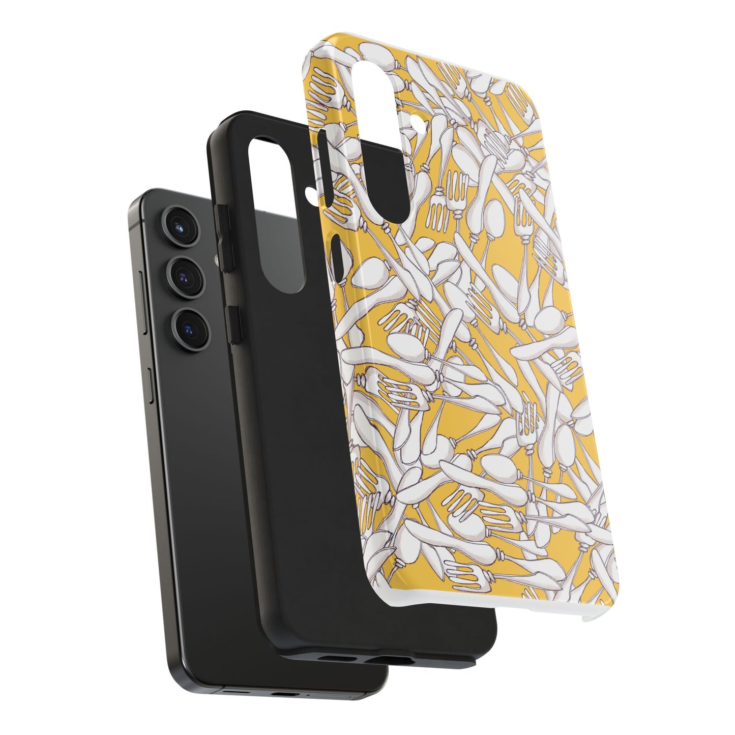 Silverware Wars Yellow Phone Case