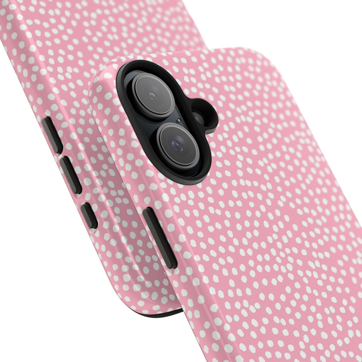 Bitty Dots Pink / White Phone Case