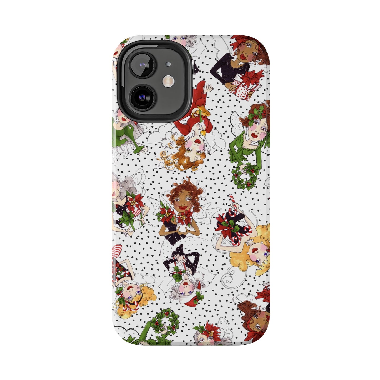 Fairy Toss White / Black Phone Case