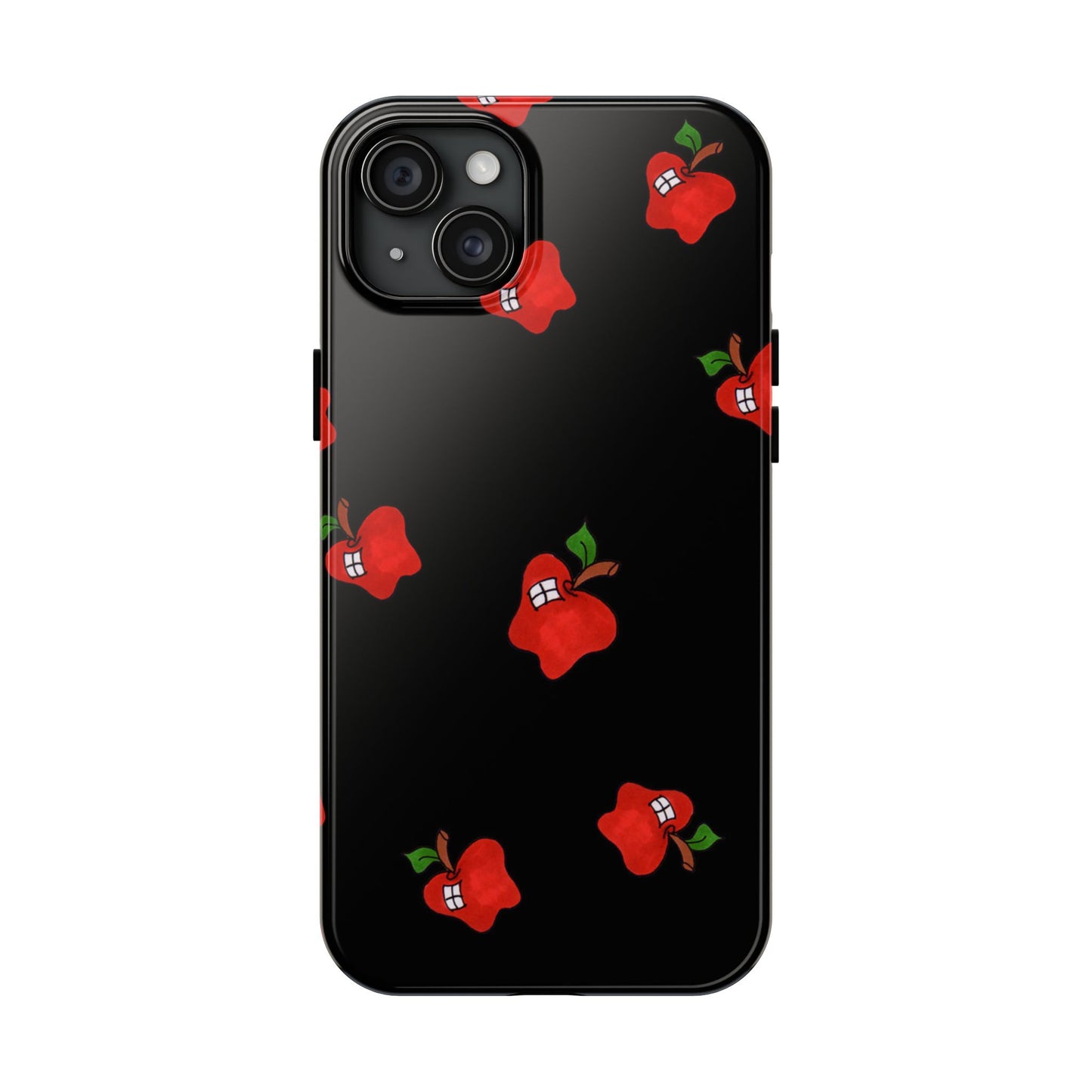 Flying Apples Black Phone Case