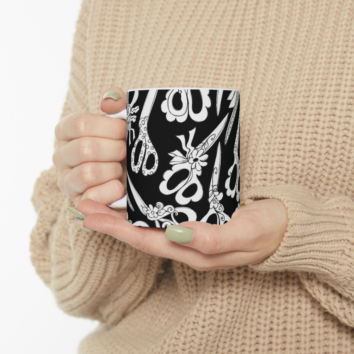 Scissor Blizzard Black / White Cup