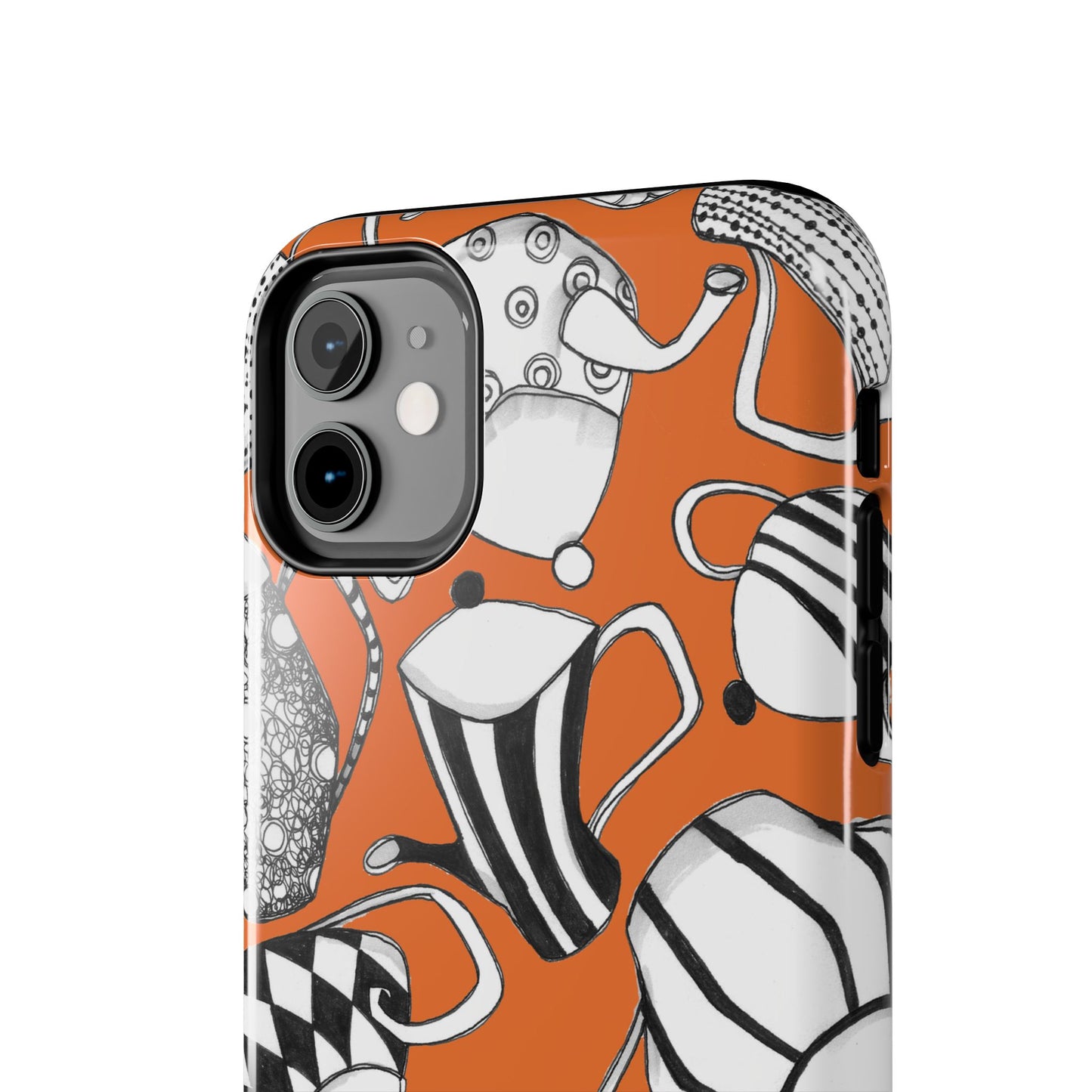 Coffee, Tea Anyone? Orange Phone Case