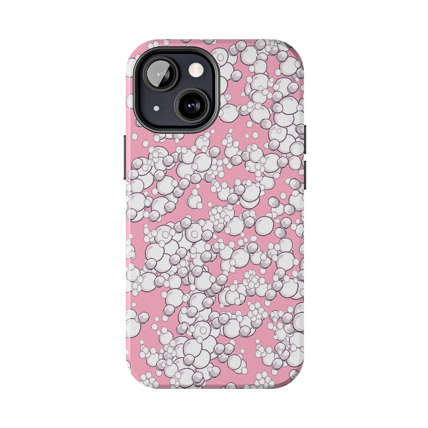 Bubble Dots Pink Phone Case