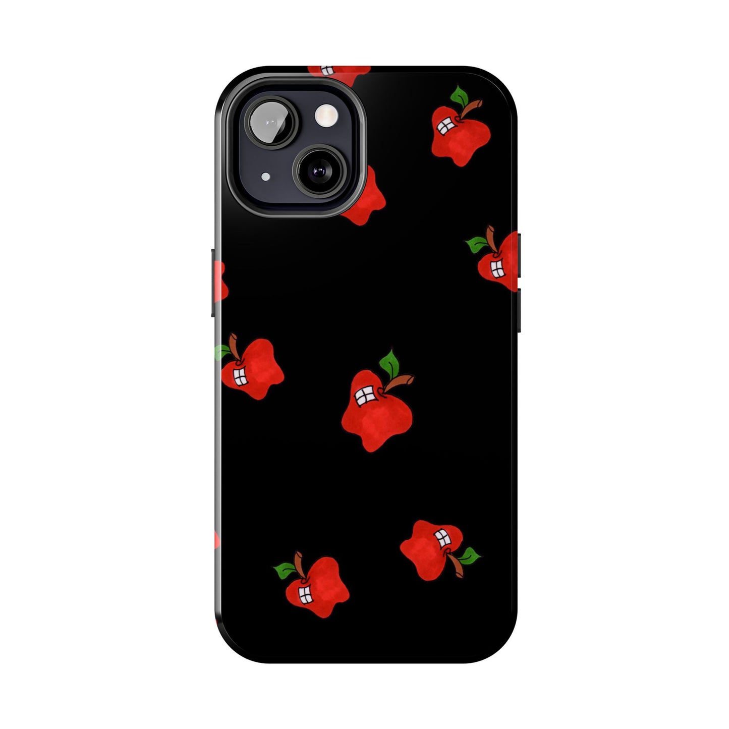 Flying Apples Black Phone Case