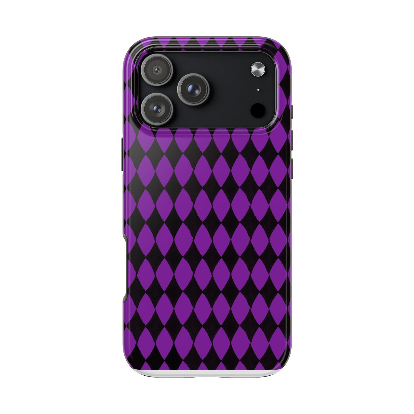 Diamond Purple / Black Phone Case