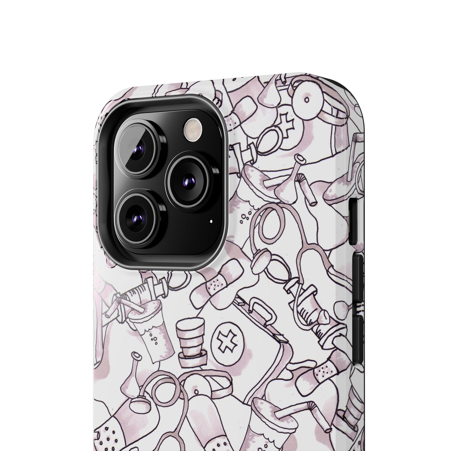 Med Stuff White Phone Case