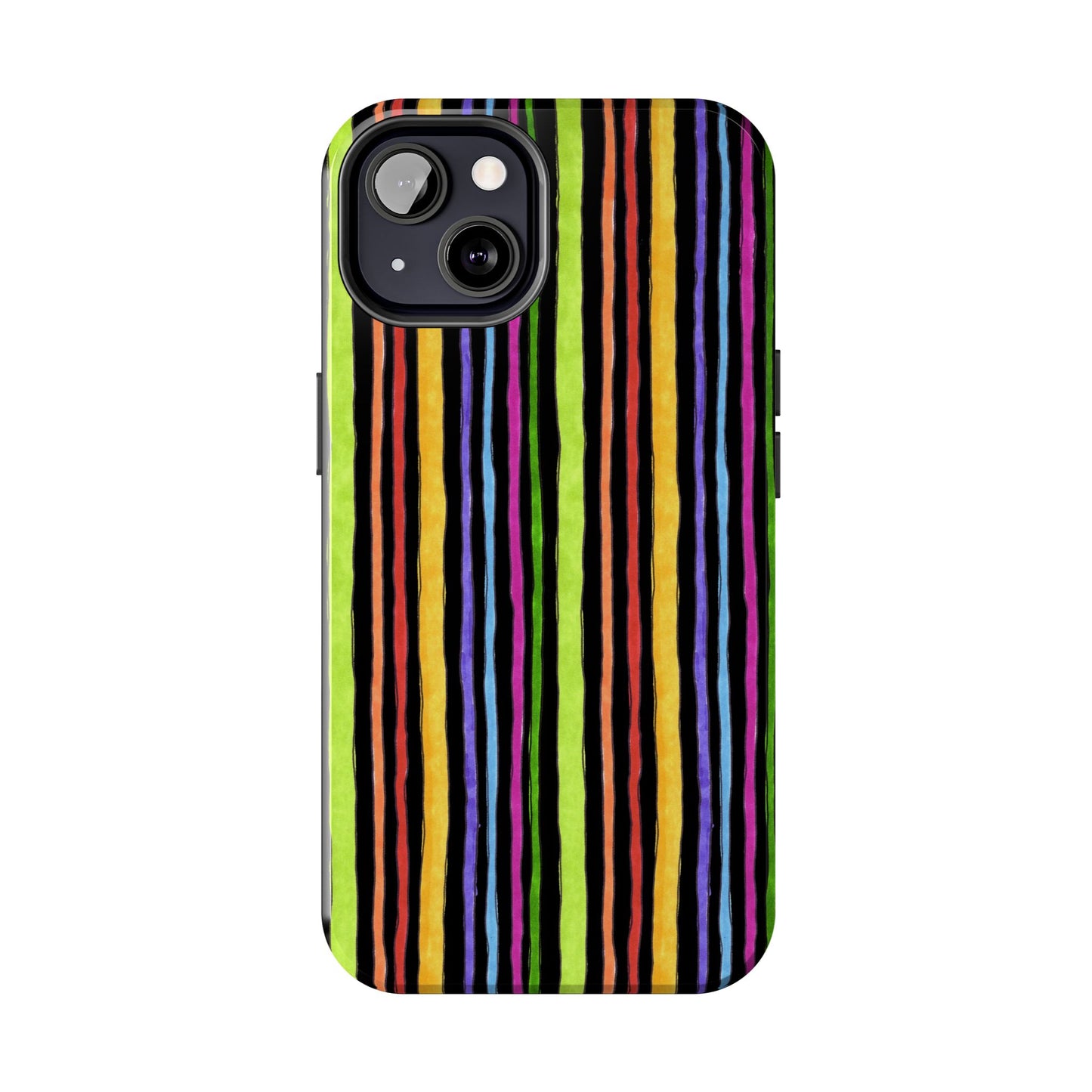 Stripe Fancy Black Phone Case