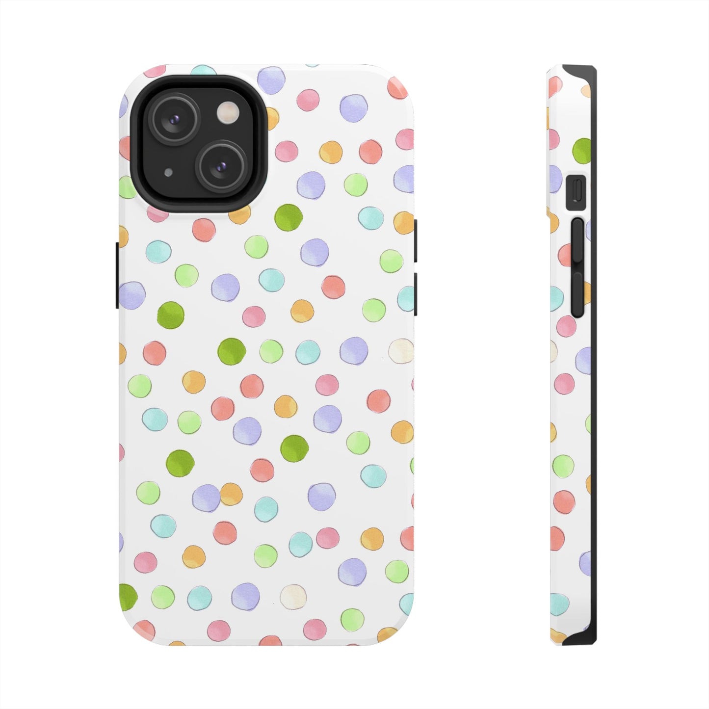 Happy Dots White Phone Case