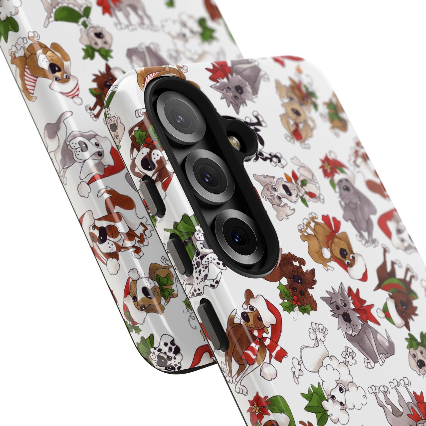 Doggie Toss White Phone Case