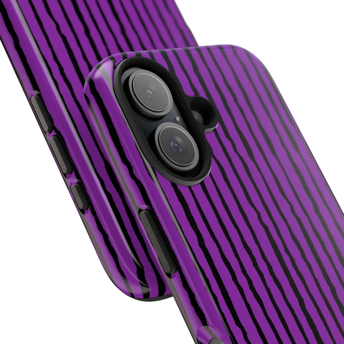 Sorta Stripe Purple / Black Phone Case