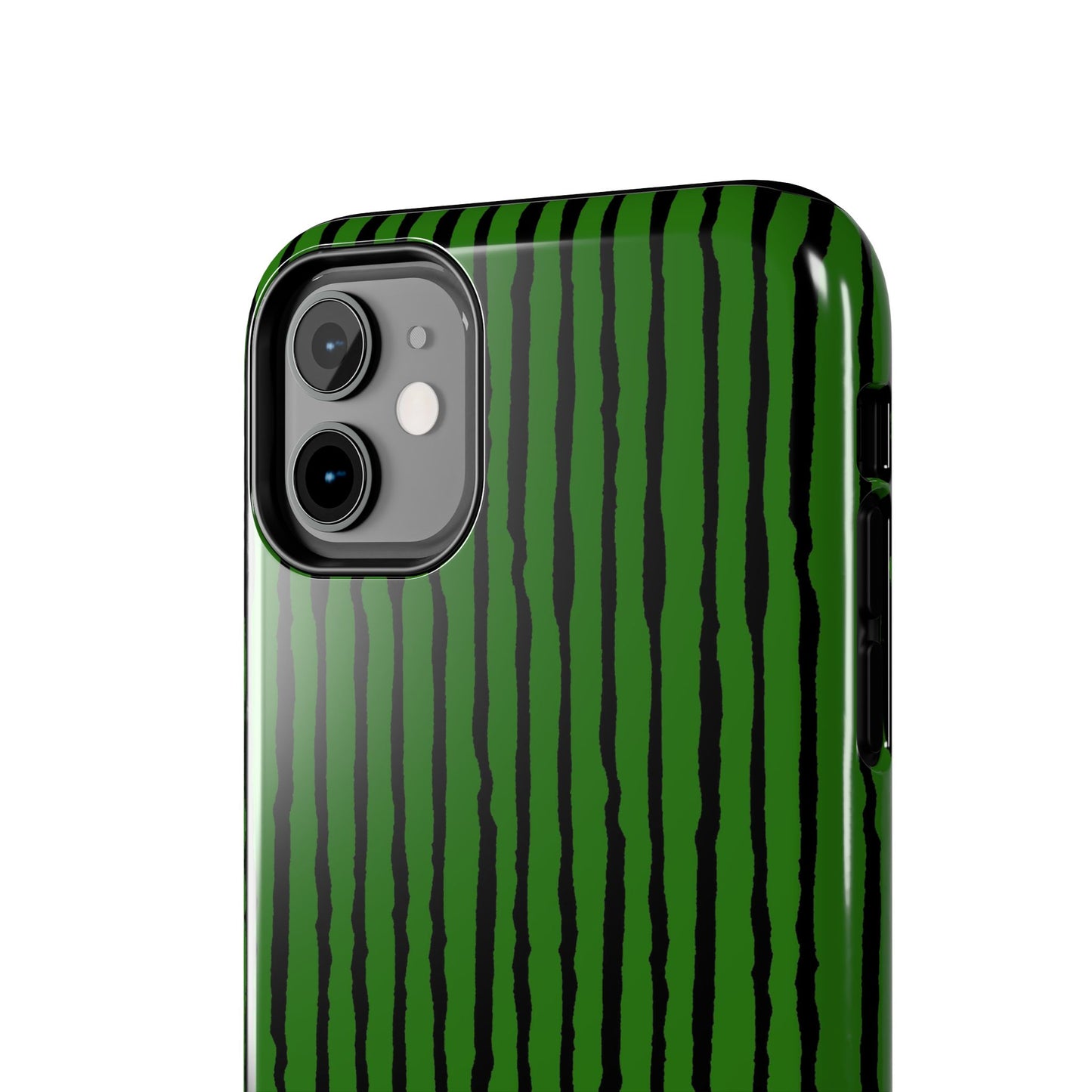 Sorta Stripe Green / Black Phone Case