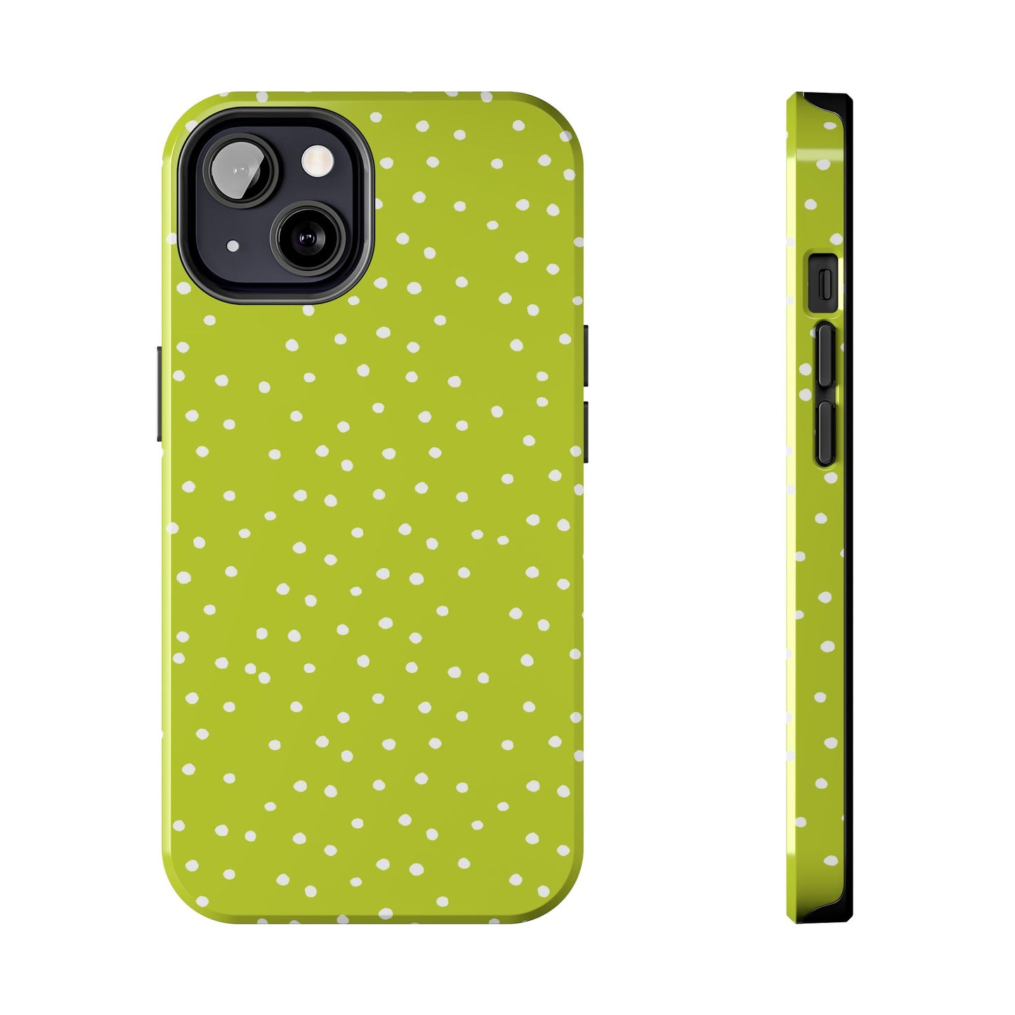 Dinky Dots Green / White Phone Case
