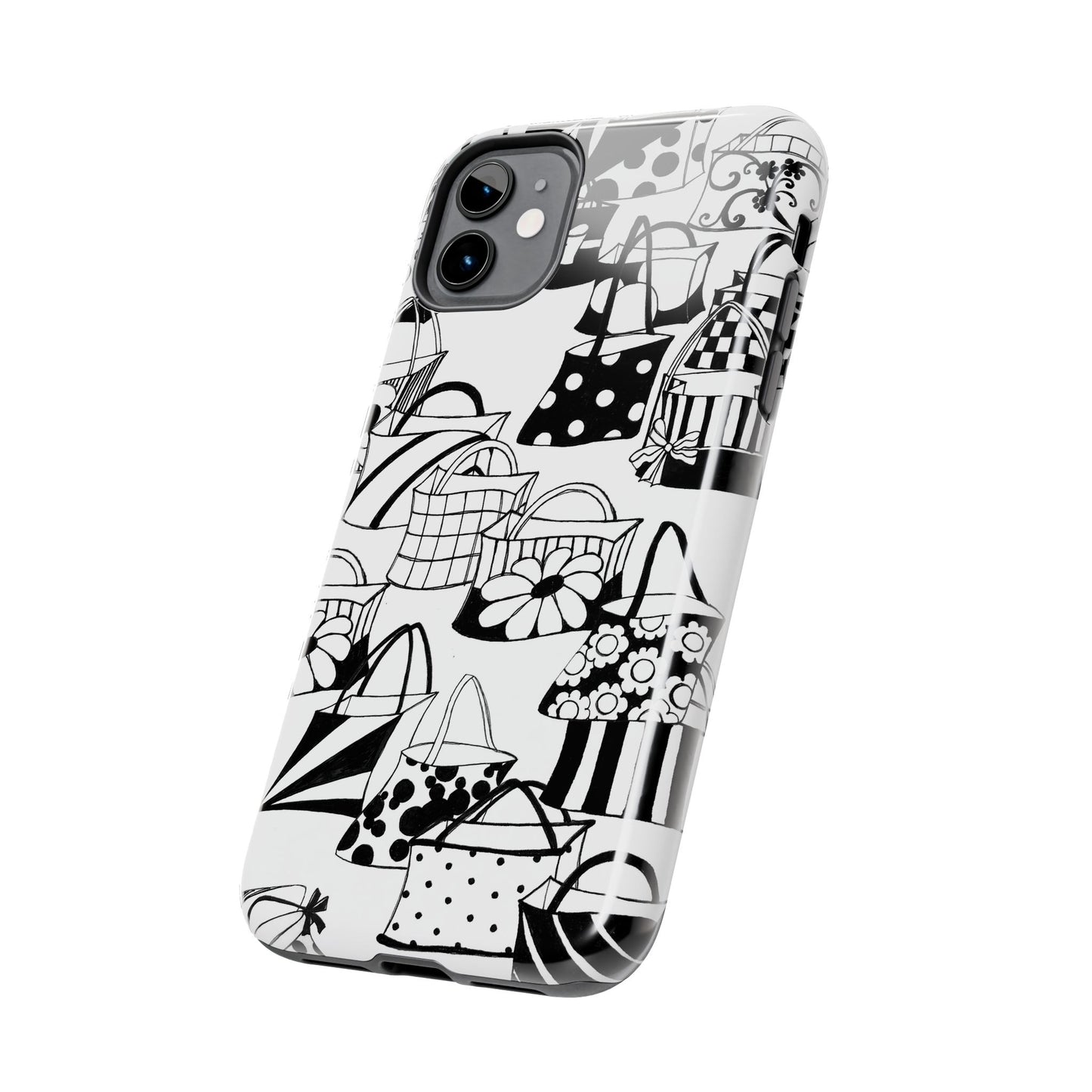 Totes White / Black Phone Case