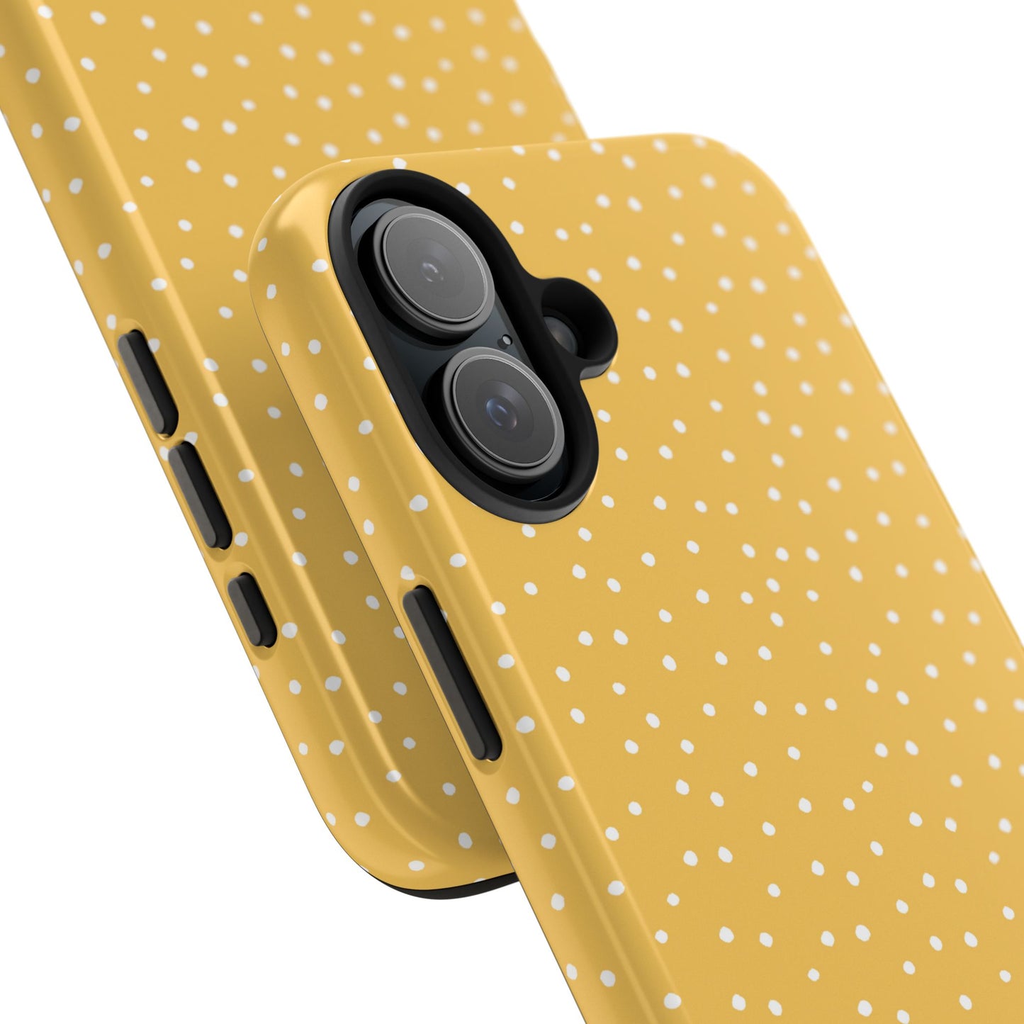 Dinky Dots Yellow / White Phone Case