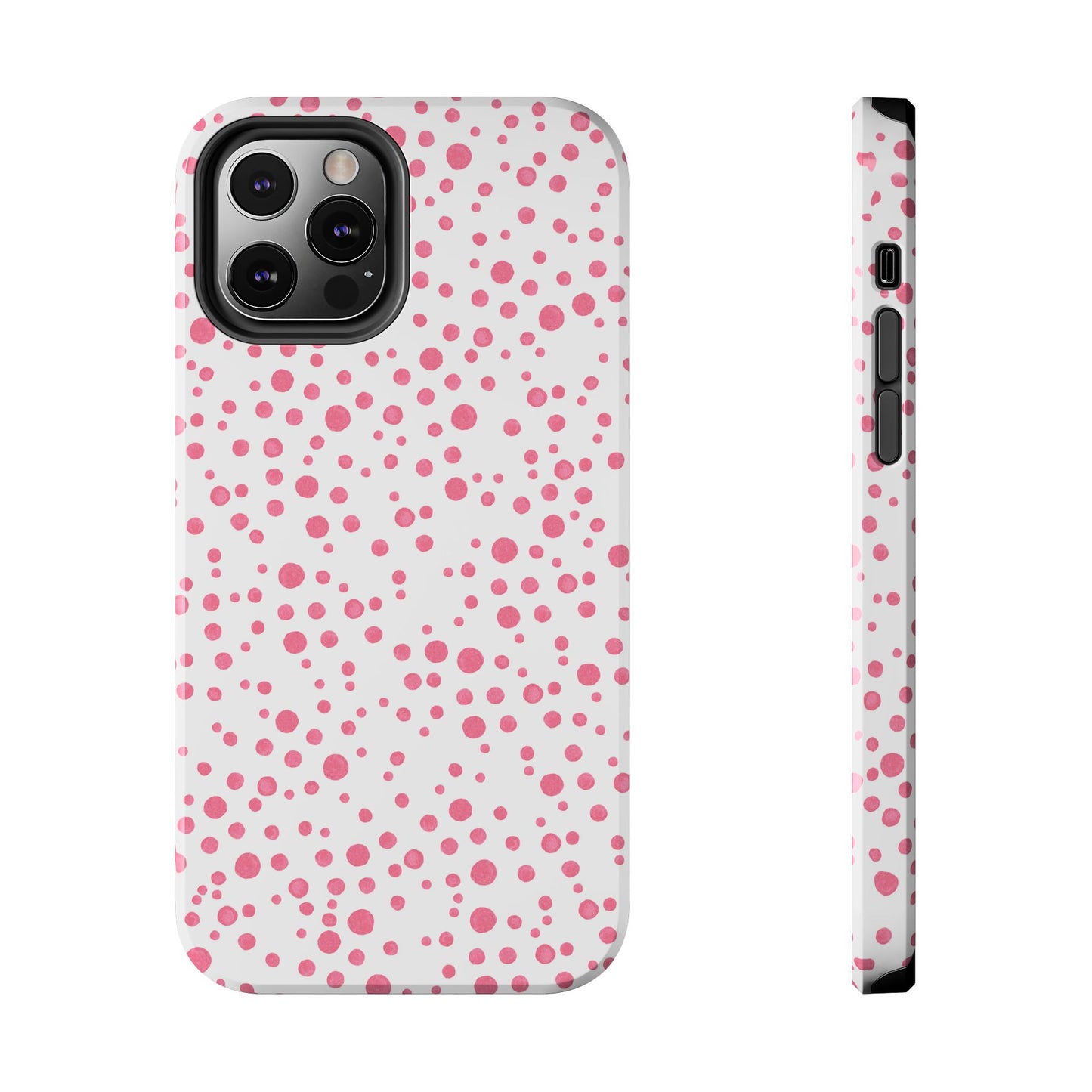 Balloon Dots White / Pink Phone Case