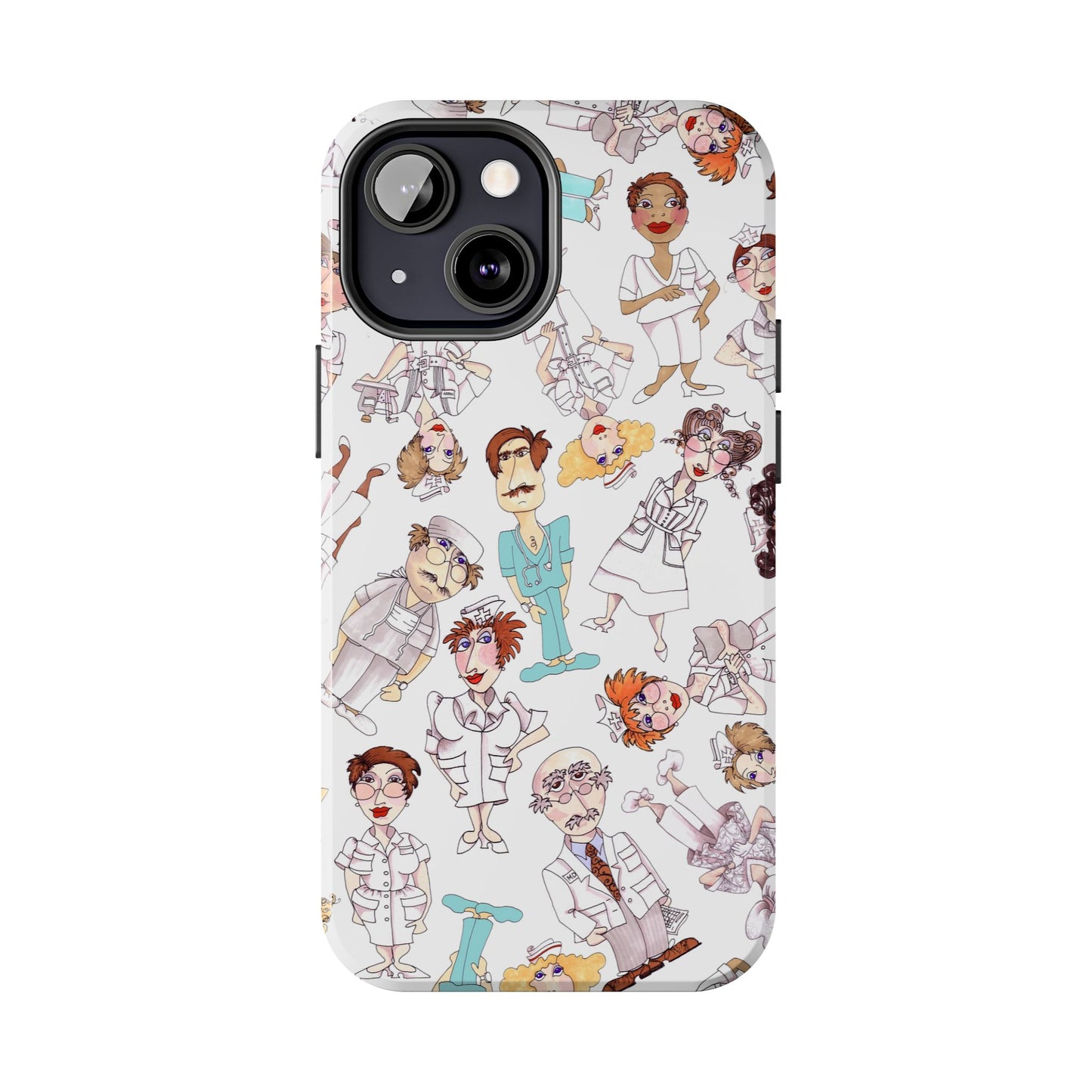 Happy Staff White Phone Case