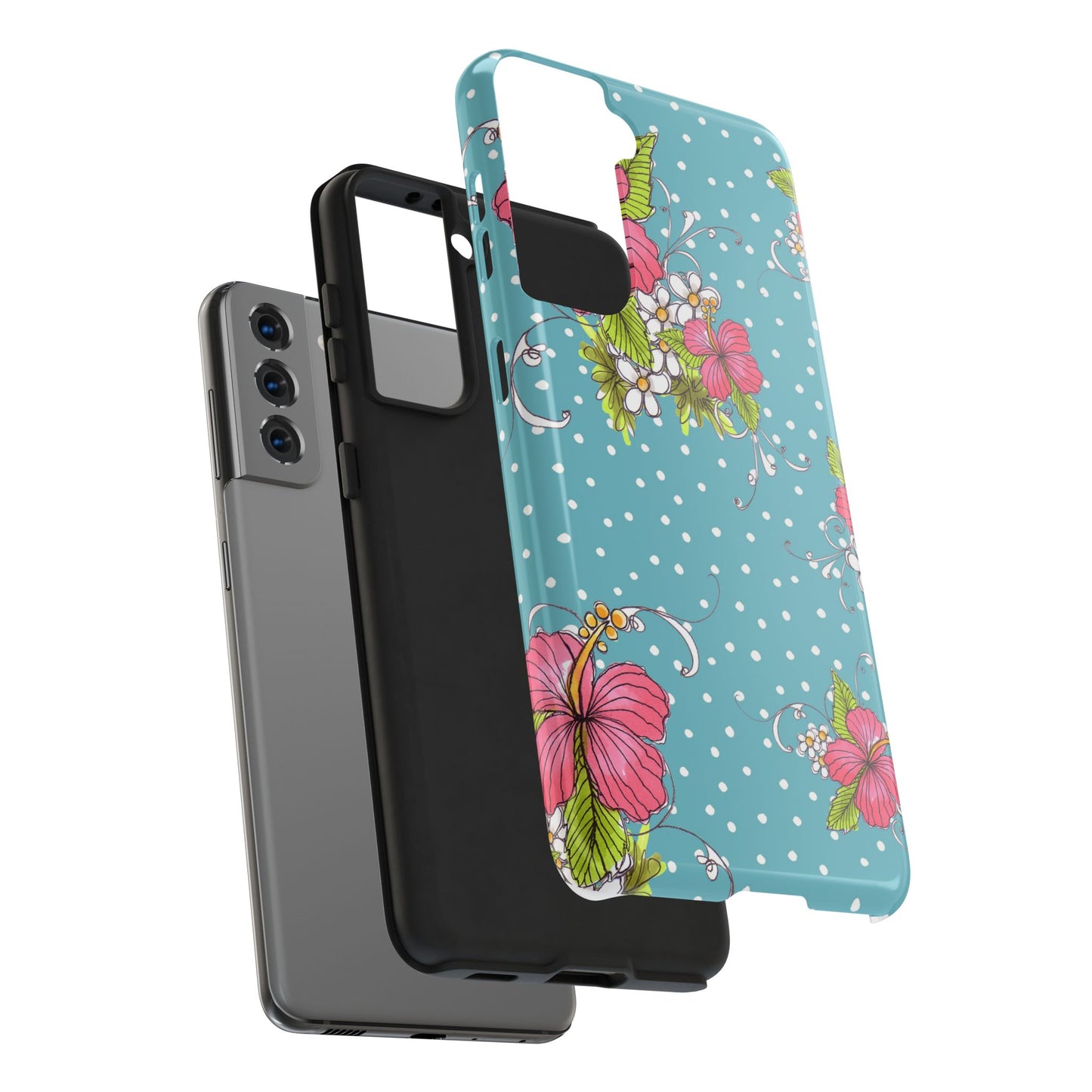 Lady Luau Turquoise Phone Case