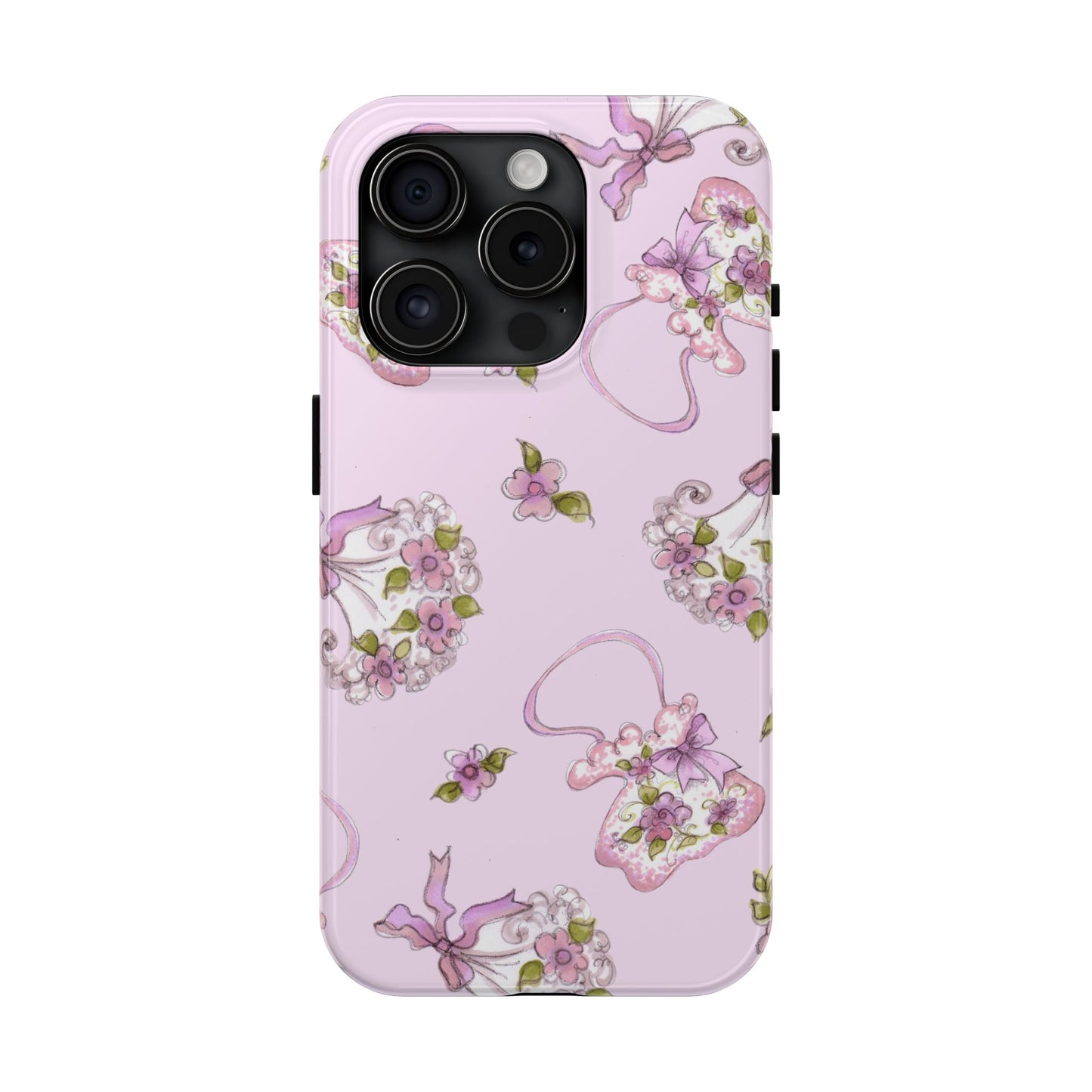 Flower Model Hand Bag Phone Case
