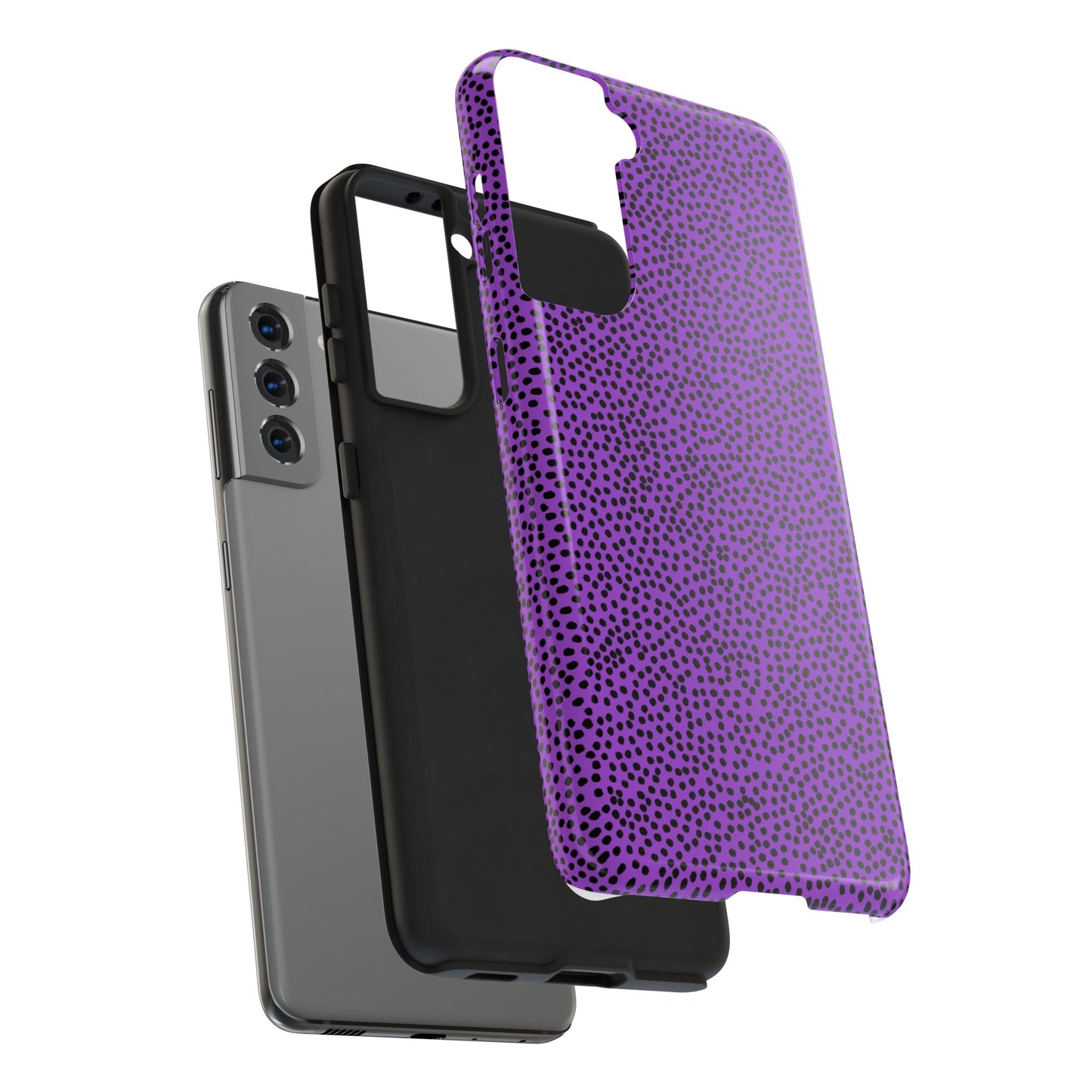 Gypsy Dots Purple / Black Phone Case