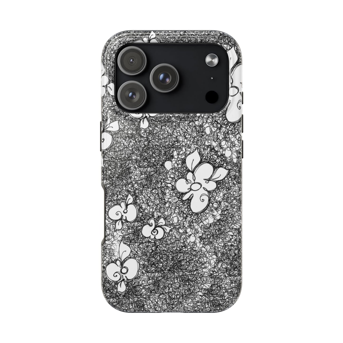 Flower Scribbles Phone Case